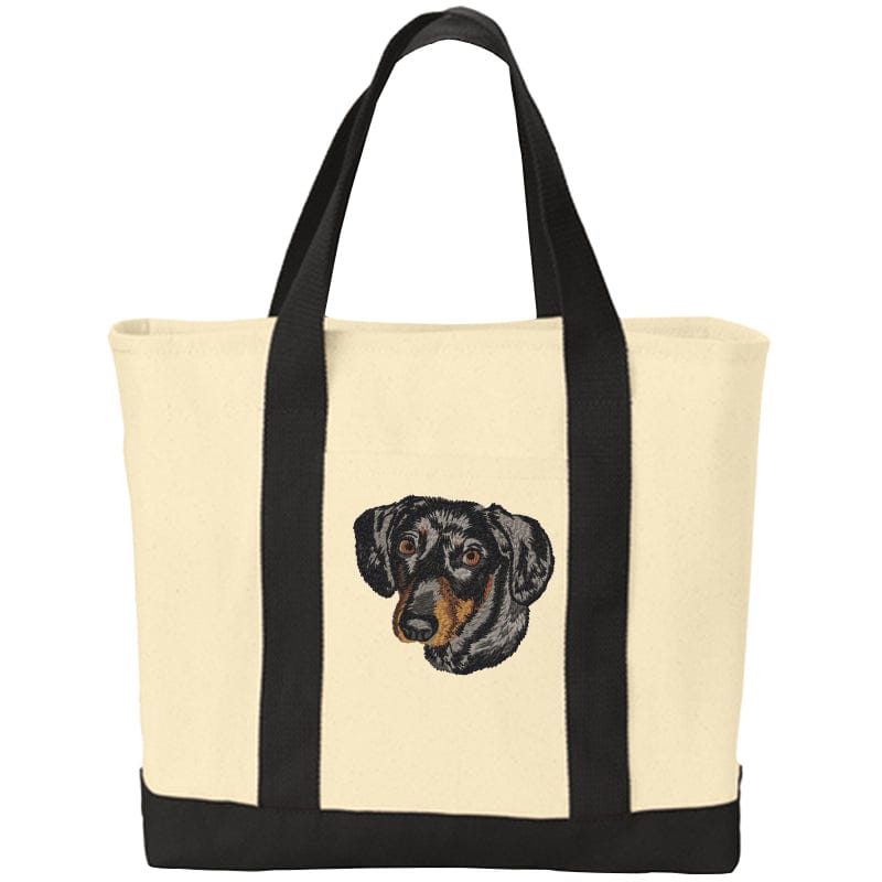 Dachshund Embroidered Tote