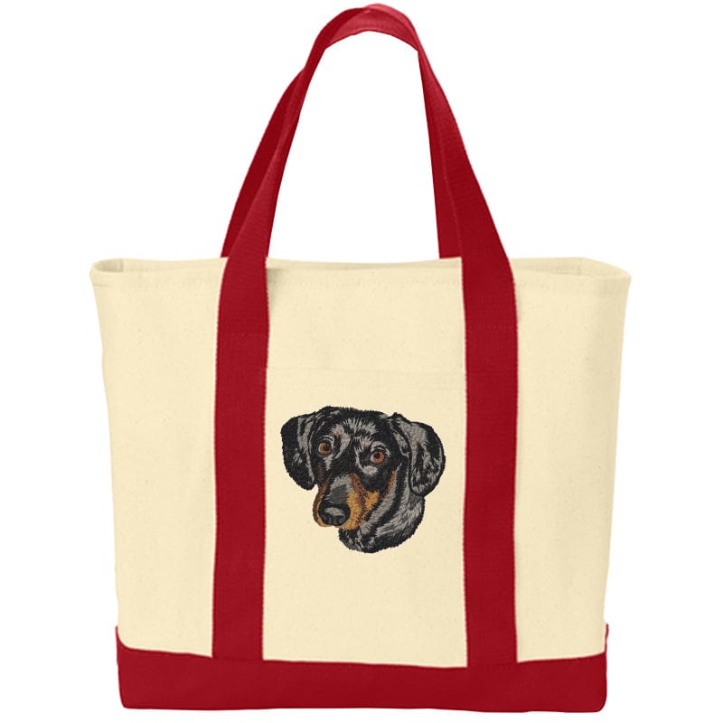 Dachshund Embroidered Tote