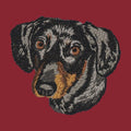 Dachshund Embroidered Wearable Blanket