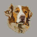 Australian Shepherd Embroidered Sweatshirt Hoodie