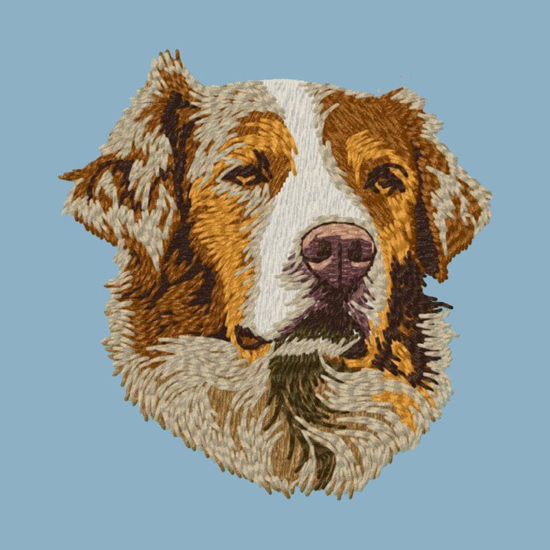 Australian Shepherd Embroidered Sweatshirt Hoodie