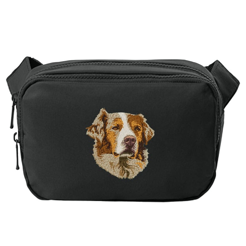 Australian Shepherd Embroidered Crossbody Bag