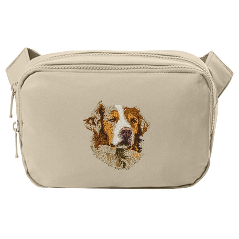 Australian Shepherd Embroidered Crossbody Bag