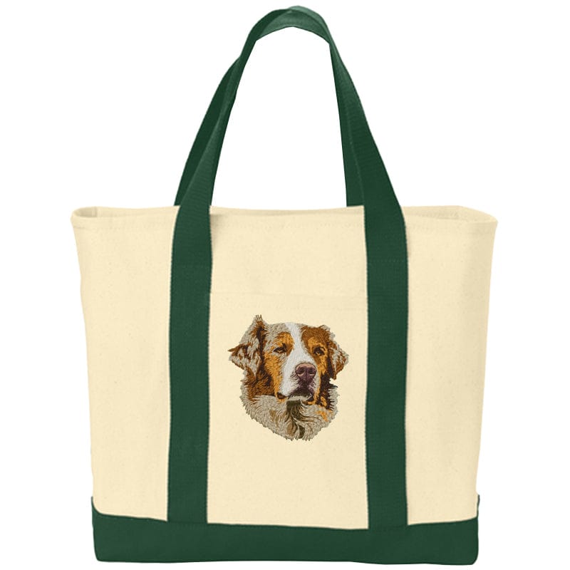 Australian Shepherd Embroidered Tote