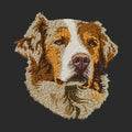 Australian Shepherd Embroidered Wearable Blanket
