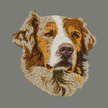 Australian Shepherd Embroidered Wearable Blanket