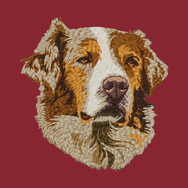 Australian Shepherd Embroidered Wearable Blanket