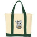 Miniature Schnauzer Embroidered Tote