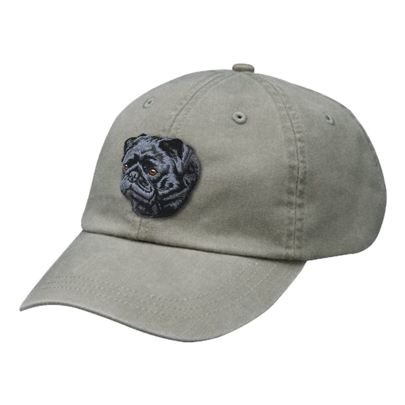 Pug Embroidered Baseball Cap