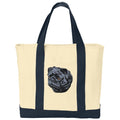 Pug Embroidered Tote