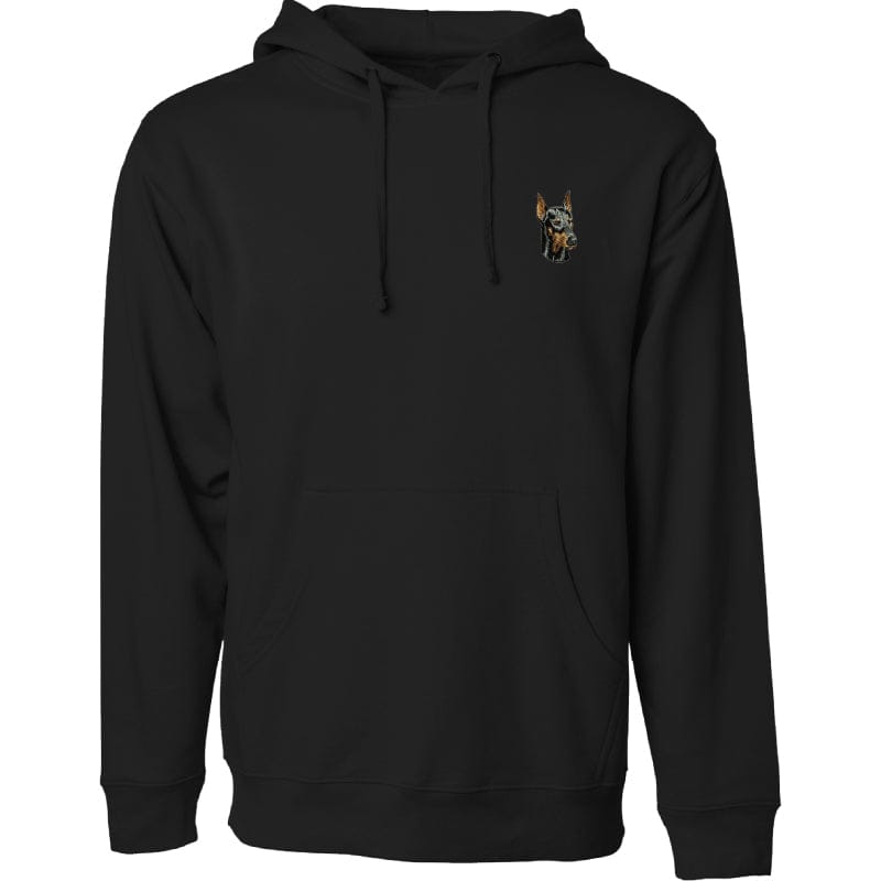 Doberman Pinscher Embroidered Sweatshirt Hoodie