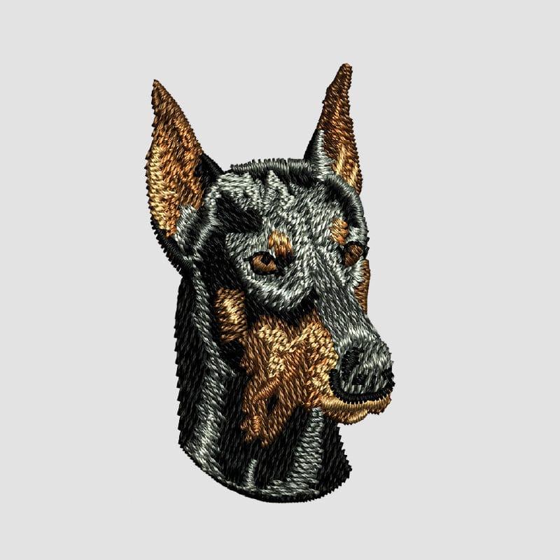 Doberman Pinscher Embroidered Sweatshirt Hoodie