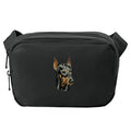 Doberman Pinscher Embroidered Crossbody Bag