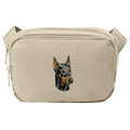 Doberman Pinscher Embroidered Crossbody Bag