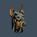 Doberman Pinscher Embroidered Baseball Cap