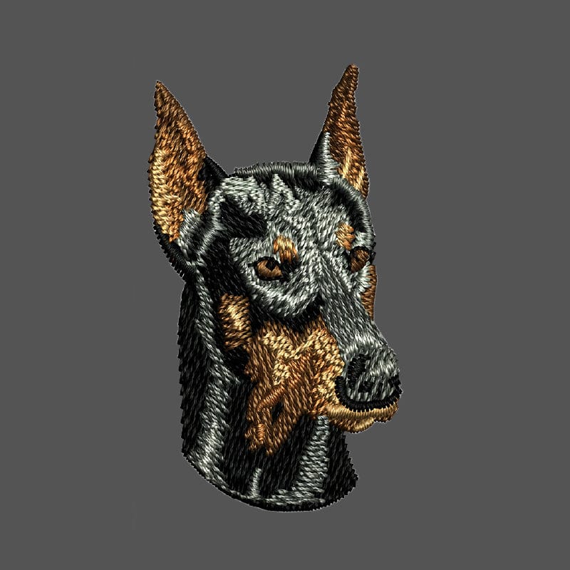 Doberman Pinscher Embroidered Men's Fleece Jacket | AKC Shop