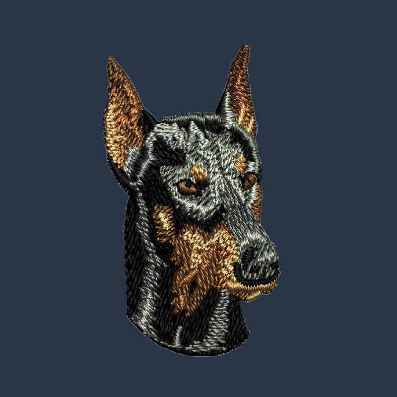 Doberman Pinscher Embroidered Wearable Blanket