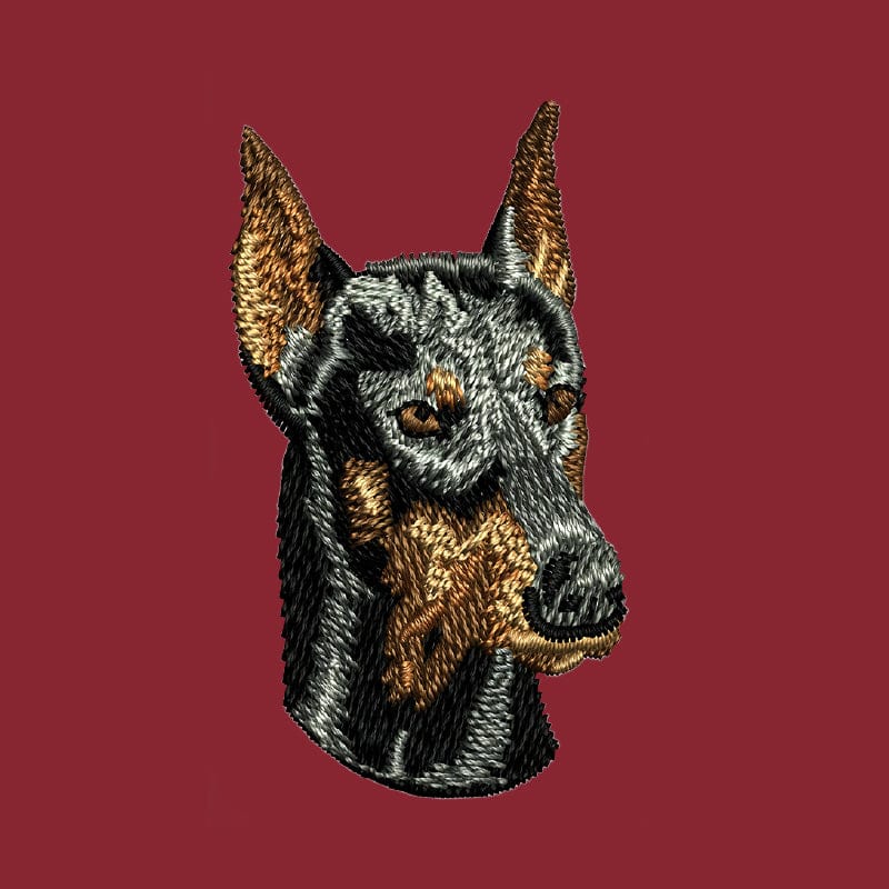 Doberman Pinscher Embroidered Wearable Blanket