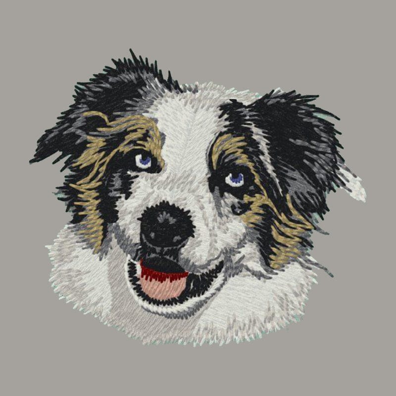 Australian Shepherd Embroidered Sweatshirt Hoodie