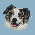 Australian Shepherd Embroidered Sweatshirt Hoodie