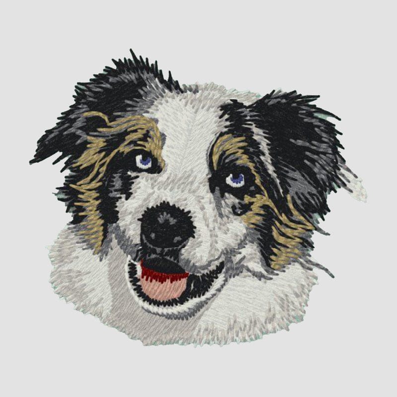 Australian Shepherd Embroidered Sweatshirt Hoodie