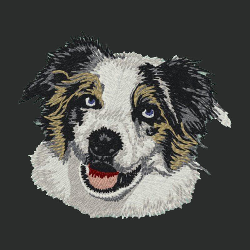 Australian Shepherd Embroidered Crossbody Bag