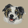 Australian Shepherd Embroidered Crossbody Bag
