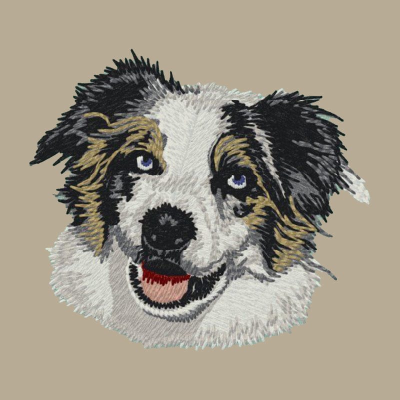 Australian Shepherd Embroidered Crossbody Bag