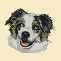 Australian Shepherd Embroidered Tote