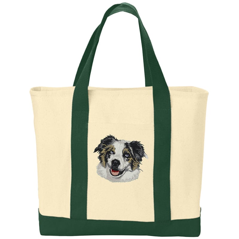 Australian Shepherd Embroidered Tote