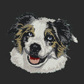 Australian Shepherd Embroidered Wearable Blanket