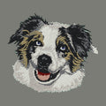 Australian Shepherd Embroidered Wearable Blanket