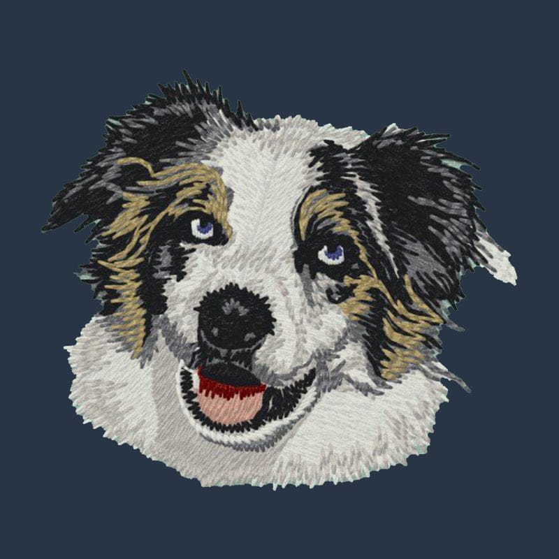 Australian Shepherd Embroidered Wearable Blanket