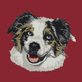 Australian Shepherd Embroidered Wearable Blanket