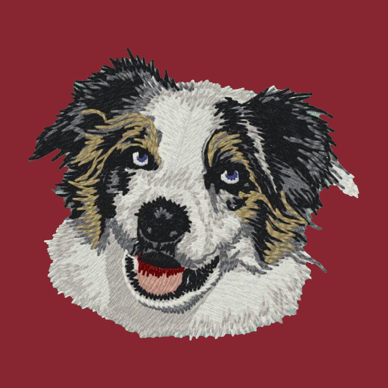 Australian Shepherd Embroidered Wearable Blanket