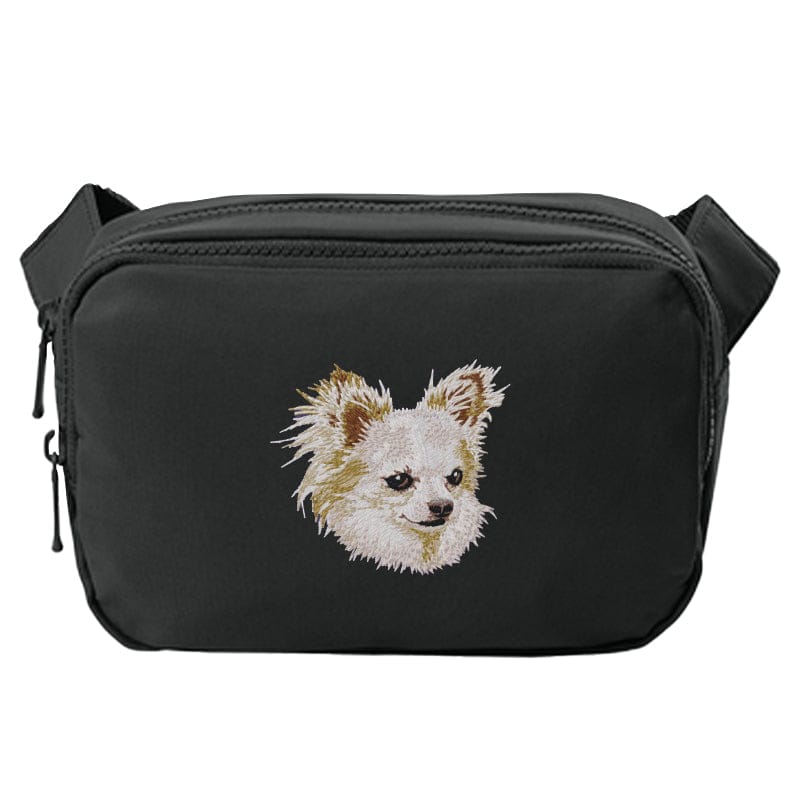 Chihuahua Embroidered Crossbody Bag