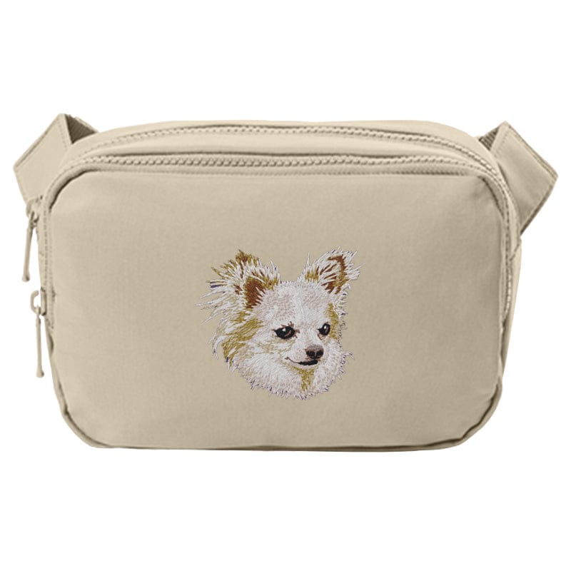 Chihuahua Embroidered Crossbody Bag