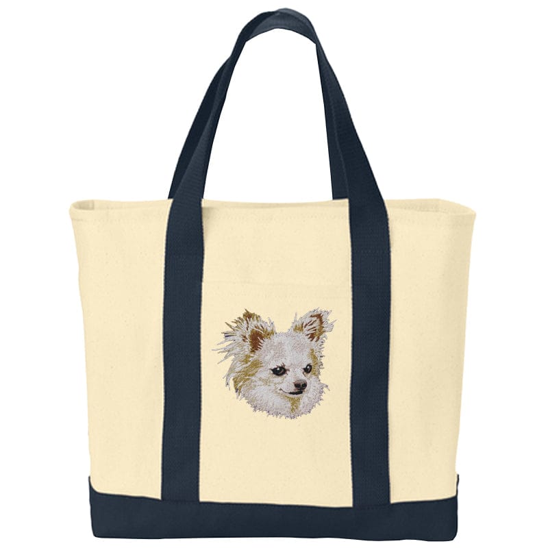 Chihuahua Embroidered Tote