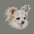 Chihuahua Embroidered Wearable Blanket