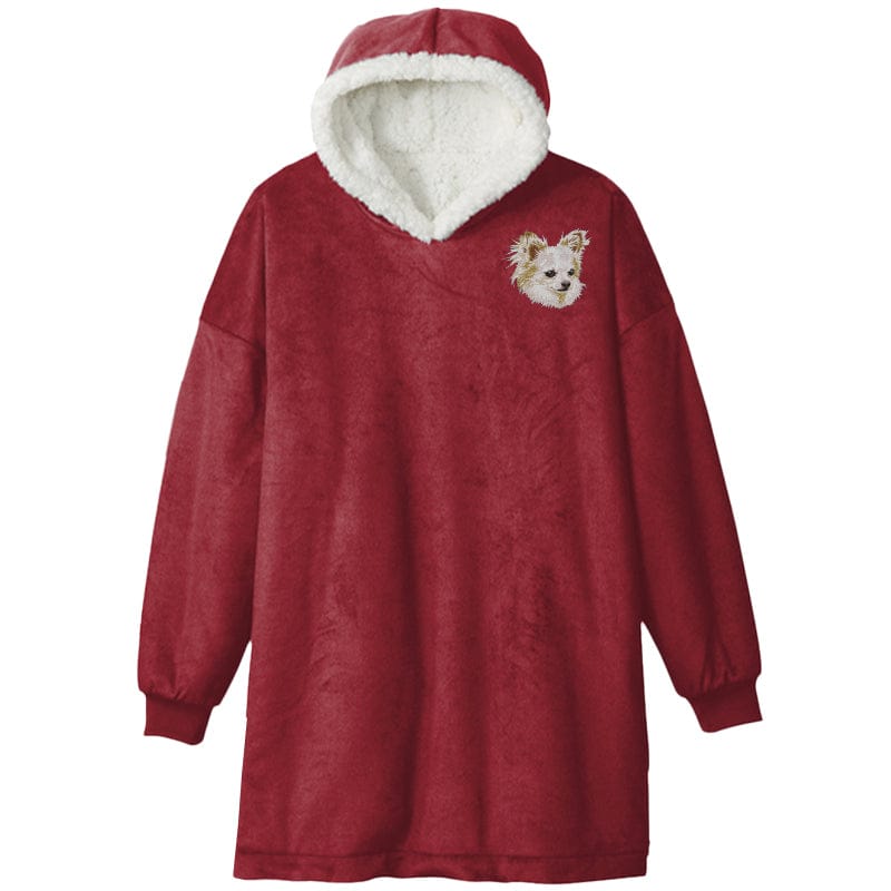 Chihuahua Embroidered Wearable Blanket