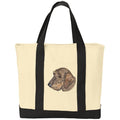Dachshund Embroidered Tote