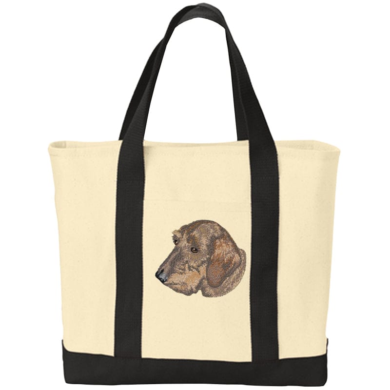 Dachshund Embroidered Tote