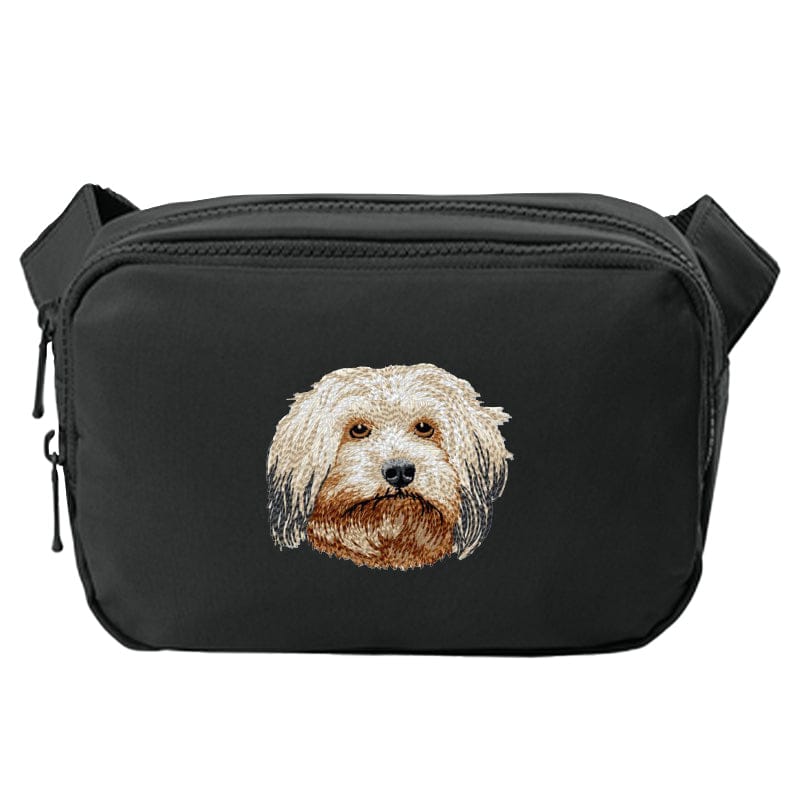 Havanese Embroidered Crossbody Bag
