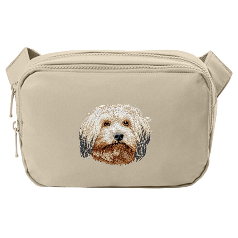 Havanese Embroidered Crossbody Bag