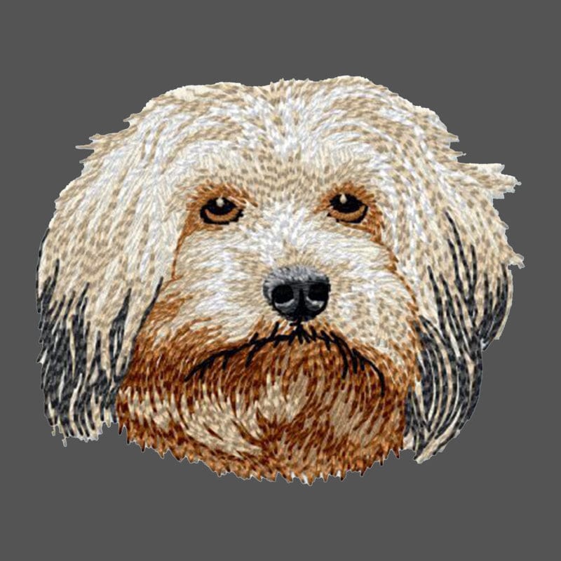 Havanese Embroidered Men's Fleece Jacket