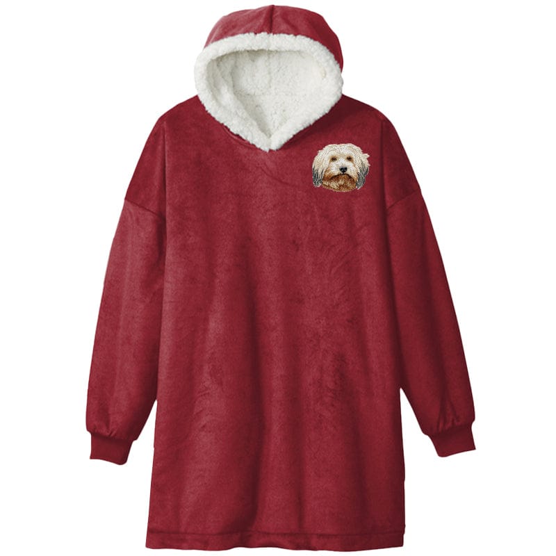 Havanese Embroidered Wearable Blanket