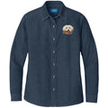 Havanese Embroidered Women's Denim Shirt