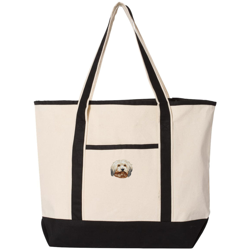 Havanese Embroidered Tote