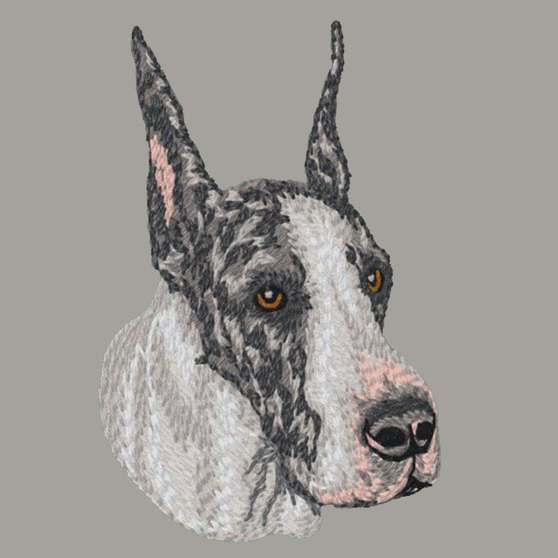 Great Dane Embroidered Sweatshirt Hoodie
