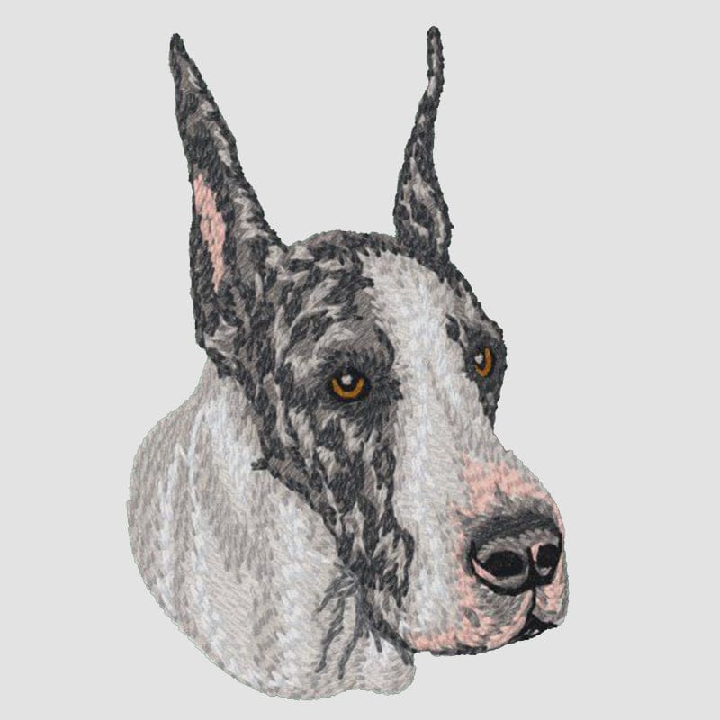 Great Dane Embroidered Sweatshirt Hoodie